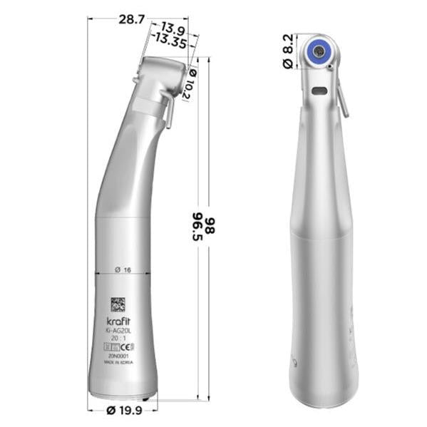 Saeyang Ki-AG20L 20:1 Optic Implant Handpiece - Avtec Dental