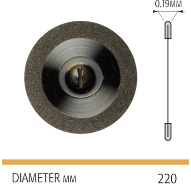 911H-11-220 Super-Flex Diamond Interproximal Reduction Disc - Avtec Dental
