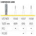 Round-End Straight Cross-Cut Carbide Burs - Avtec Dental