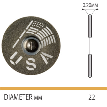 USA-11-220 USA Flexible Diamond Disc - Avtec Dental
