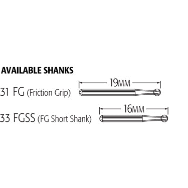 836 Flat-End Cylinder Diamonds - Avtec Dental