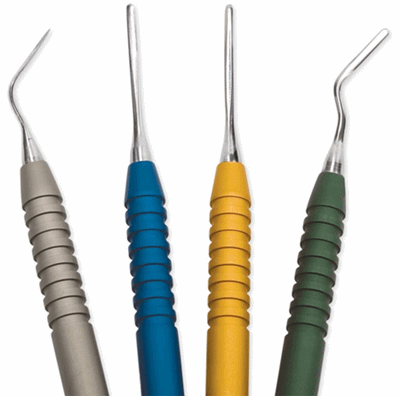 Kit De 5 Periotomes Dentaires PDL - Instrument De Ligament Periodontal - Marque MHSurgic