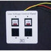 Low Voltage Control Panel, Dual Switch - DCI 2901 - Avtec Dental