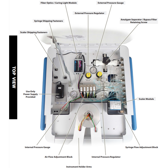AMC-25 Mobile Dental Cart - Avtec Dental
