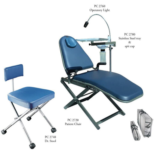 TPC PC 2700 Portable Dental Chair Package - Avtec Dental