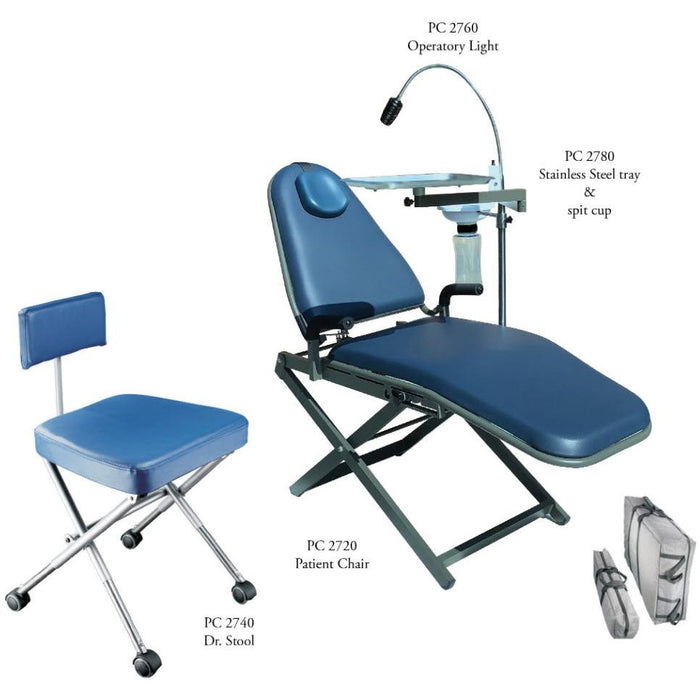 TPC PC 2700 Portable Dental Chair Package - Avtec Dental