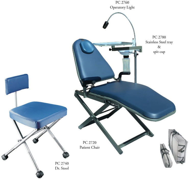 TPC PC 2700 Portable Dental Chair Package - Avtec Dental